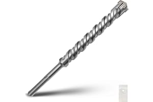 1-1/2 x 15 inch SDS Max Rotary Hammer Drill Bit, 38x380mm Carbide Tip Masonry Drill Bit,Concrete Drill Bit for Masonry, Brick
