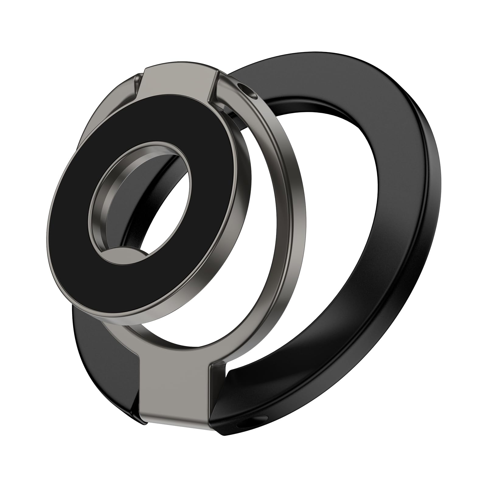 Magnetic Phone Ring Holder for Samsung Galaxy S26 S25 Ultra S25 S24 FE S24 Ultra, Removable Magsafe Phone Grip with Kickstand for iPhone Air 17 Pro Max 16e 16 15 14 13 Pro Max, Fit Magnetic Car Mount