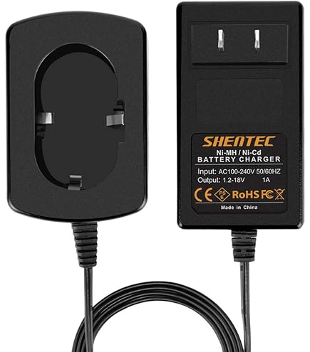 OKJHFD Universal Drill Battery Charger MT1008 – Fits 7.2V To 18V Batteries, US Plug 110-240V For Cordless Tools