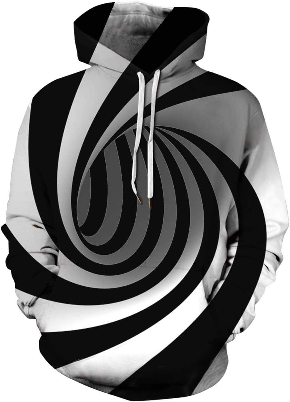 SAINDERMIRA Unisex Fashion 3D Digital Galaxy Pullover Hooded Hoodie Sweatshirt Athletic Casual with Pockets