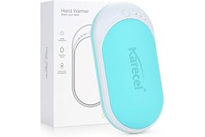 Karecel Hand Warmers Rechargeable, USB Hand Warmer Reusable 5200mAh Powerbank Portable Heater Battery Hot Pocket Warmer Electric Handwarmers, Great Gifts for Men and Women in Cold Wether Winter
