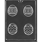 Grandmama's Goodies Dragon Egg Scales Chocolate & Soap Mold - 4x2.875 Inch Food Grade PETG