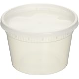 Reditainer Extreme Freeze Deli Food Containers with Lids, 16-Ounce, 36-Pack, 36-Pack, 16 Oz