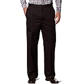 Match Men's Classic Straight-fit Wrinkle-Resistant Pleated Dress Pants M4