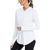 Bashafo Women UPF50+ Long Sleeve Shirts UV Protection Lightweight Sun Hoodie Hiking Workout Tops Quick Dry Outdoor