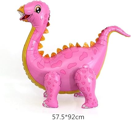 Amazon Co Jp 1ピース大4dウォーキング恐竜箔風船少年動物風船子供恐竜誕生日パーティージュラ紀世界装飾バルーンピンクステゴサウルス ホーム キッチン