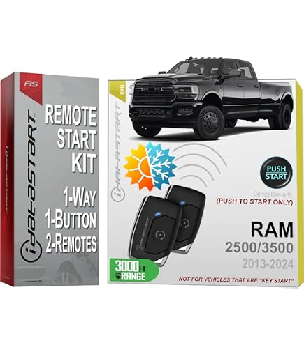 USA Tech Support Remote Starter MPC Remote Start Kit For RAM 2500/3500
