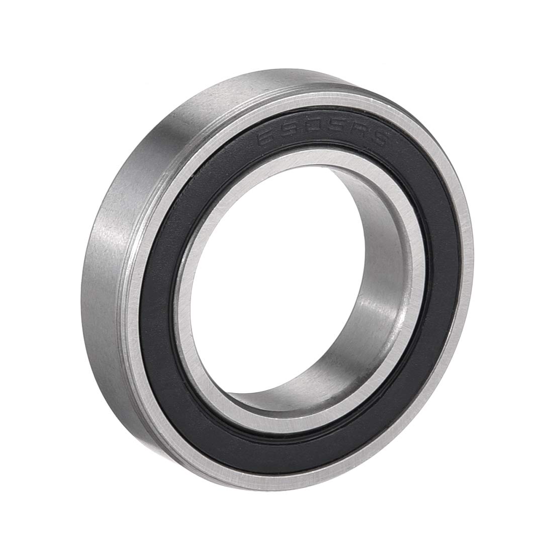 sourcing map 6905-2RS Deep Groove Ball Bearing Double Sealed 1180905, 25mm x 42mm x 9mm Chrome Steel Bearings (Pack of 1)