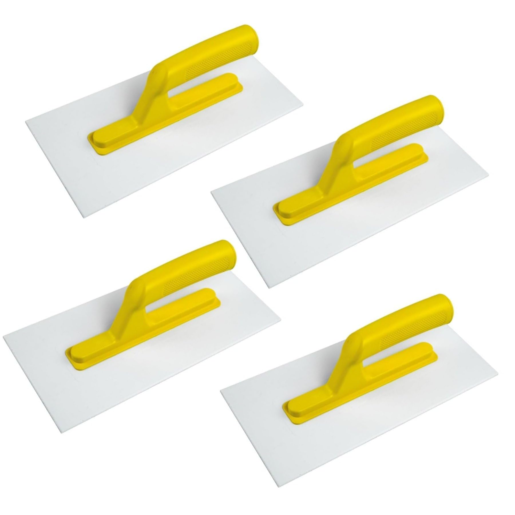 4 x Plastic ABS 11" Rendering Texturing Top Coat Trowel 270 x 130mm (0327G3)