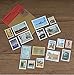 Sunny W Vintage Post Stamps Decorative Stickers,18 Pieces