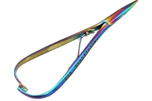 Precise Canada Multi Color Rainbow Mathieu Ligature Elastic Placing Plier 5.5" Needle Holder Stainless Steel
