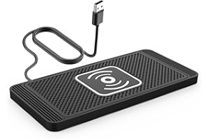 Car Charging pad for Mazda CX-3 CX-30 CX-5 CX-50, 15W Charger for Car, Type C/USB Fast Charging, Non-Slip Charger Pad, Phone 