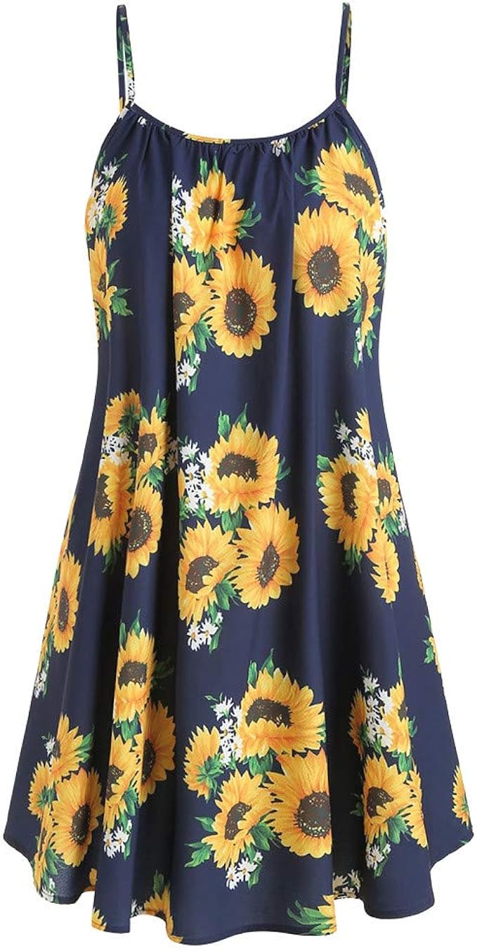 sunflower skater dress