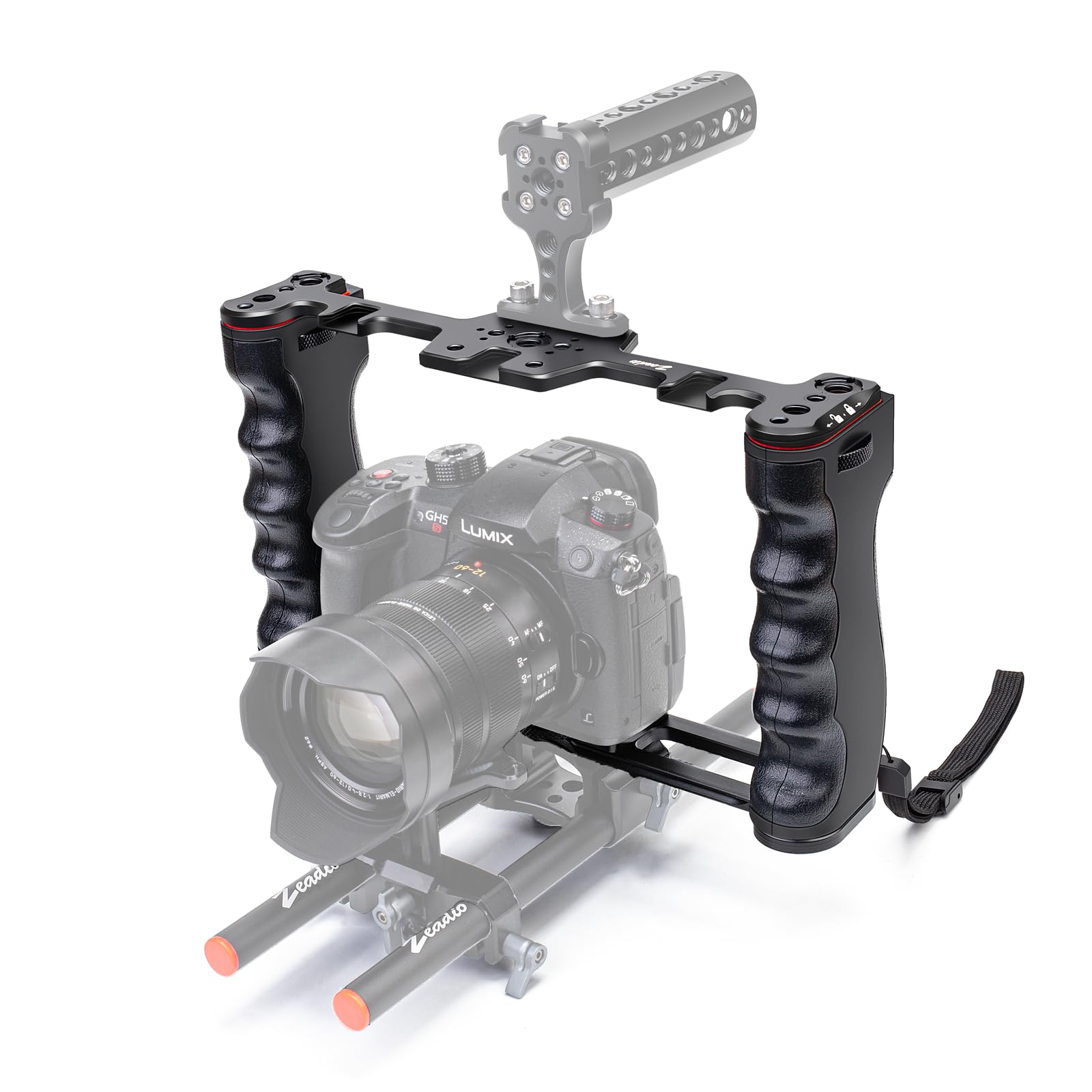 zeadio Camera Video Rig Cage, Filmmaking Movie Making Rig, for All Camera Camcorder DSLR