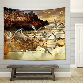Two Rocks Perth Western Australia - Fabric Wall Tapestry Home Decor - 51x60 inches
