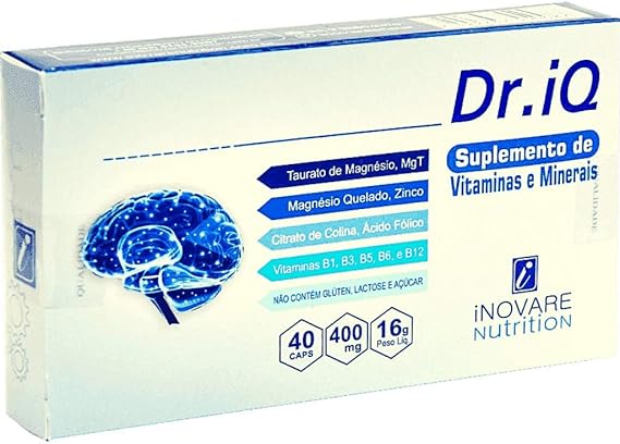 Dr. IQ Para Concentração e Memória 40 capsulas