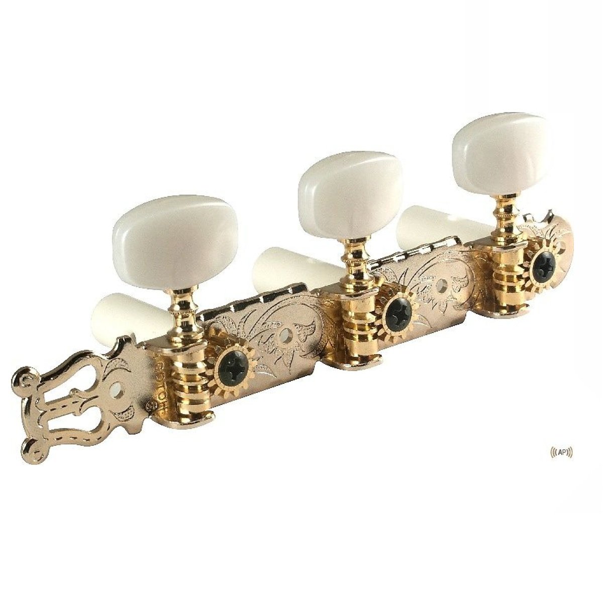 Antique Gold Lyra-Type Gotoh Classical Guitar Tuners