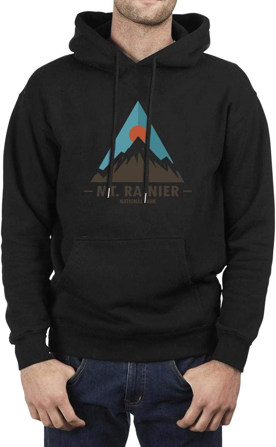 Amazon.com: MT Mount Rainier National Park Men’s Hooded Fleece