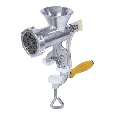 Fleischwolf Manuelle Aluminiumlegierung Clamp-on Hand Grinder für Fleisch und Gemüse