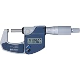 Mitutoyo 293-831-32 MDC-Lite Digimatic Outside Micrometer, 0-1" Range | Metric/Inch units, ratchet thimble, carbide-tipped measuring faces and tips, 0.001 mm resolution, +/-0.001" accuracy