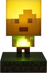 Paladone Minecraft Alex Icon Light Officially Licensed Gift 11cm Battery Powered