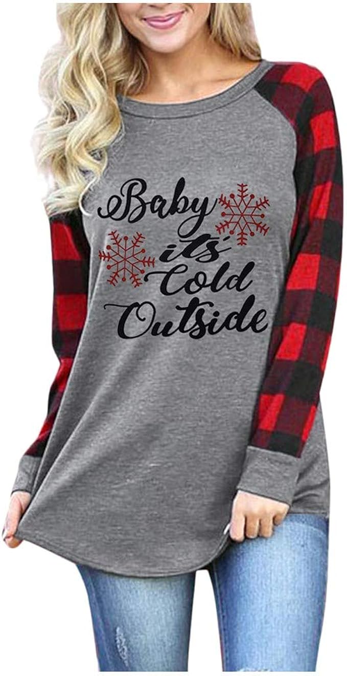 womens christmas plaid shirt