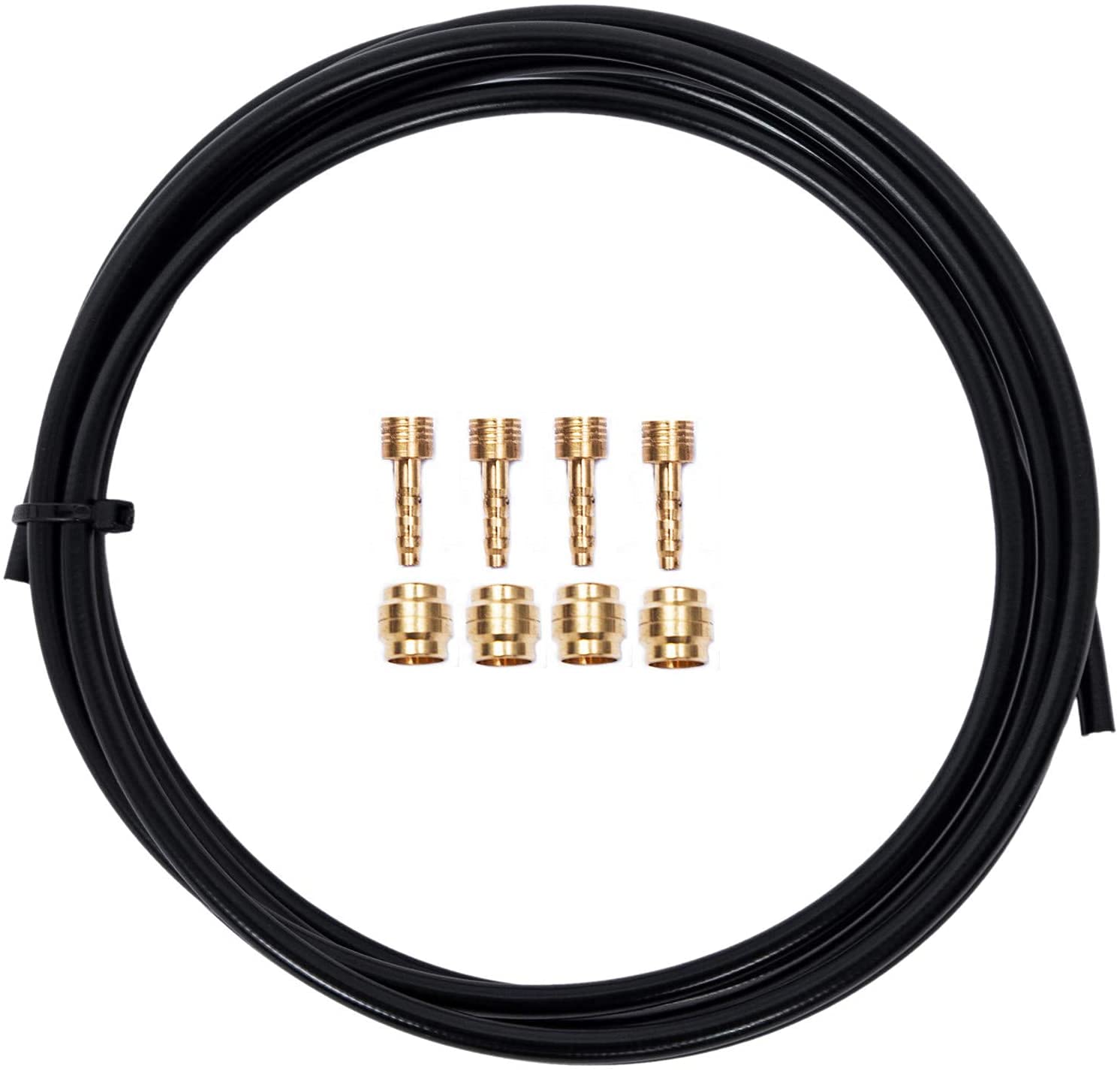 YBEKI Pro Hydraulic Brake Hose Kit 2500mm | Military-Spec Kevlar/Teflon for Shimano BH59/BH90 SRAM Magura | EN 14765 Certified with Copper Fittings