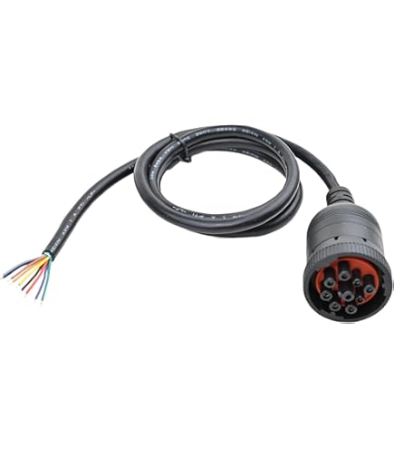 ゆうページ　7/31迄 Amazon.com: SAE Type 1 J1939 Male to 2 Female 9Pin Port Splitter Y