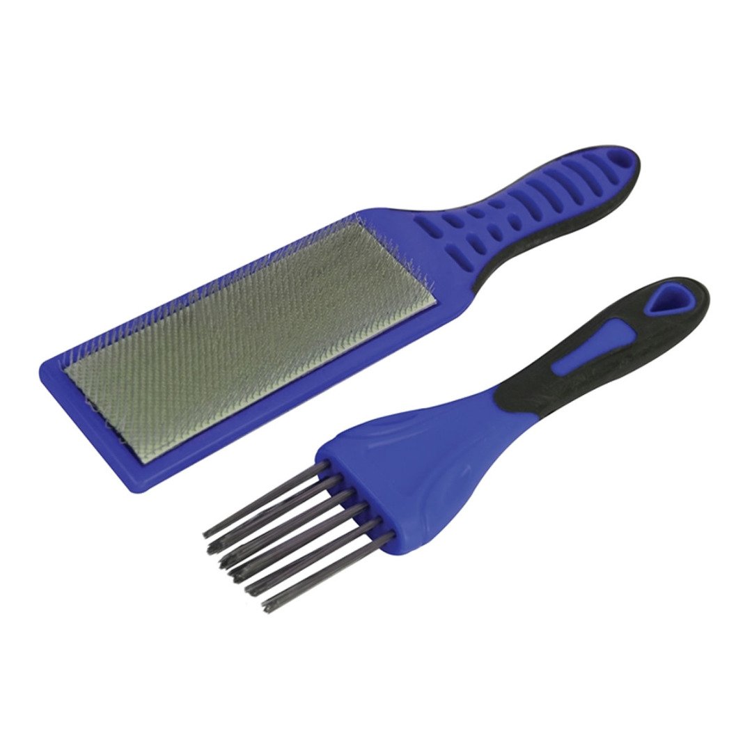 2 Piece File Card Brush Kit