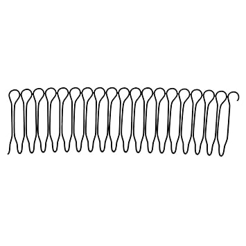 haar clip toogoo r damen maedchen unsichtbar haar clip kamm form haarspange haarreif haarschmuck schwarz