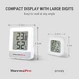 ThermoPro TP49W-3 Digital Mini Thermo-Hygrometer Thermometer view 2