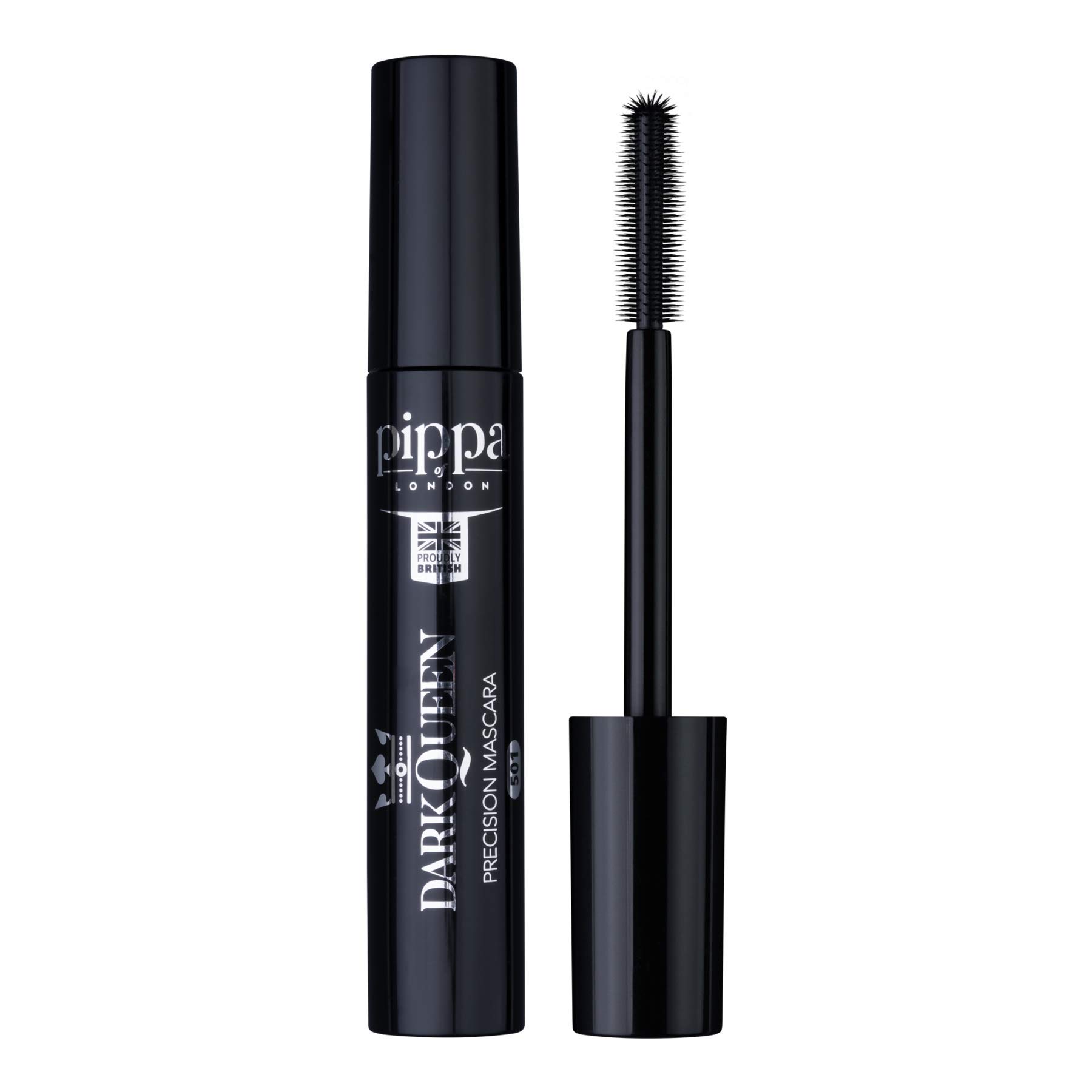 Pippa of London Dark Queen Eye Mascara (501) - Volumising and Curling Mascara