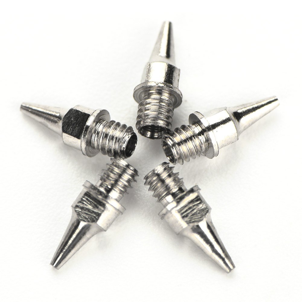 Airbrush Nozzle Kits 5Pcs 0 2mm 0 3mm Airbrush Nozzles and Needles Tips Replacement Accessories(0 2mm)