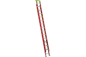 Louisville Ladder L-3022-28PT 28-Foot Pro Top Fiberglass Extension Ladder, 300-Pound Capacity