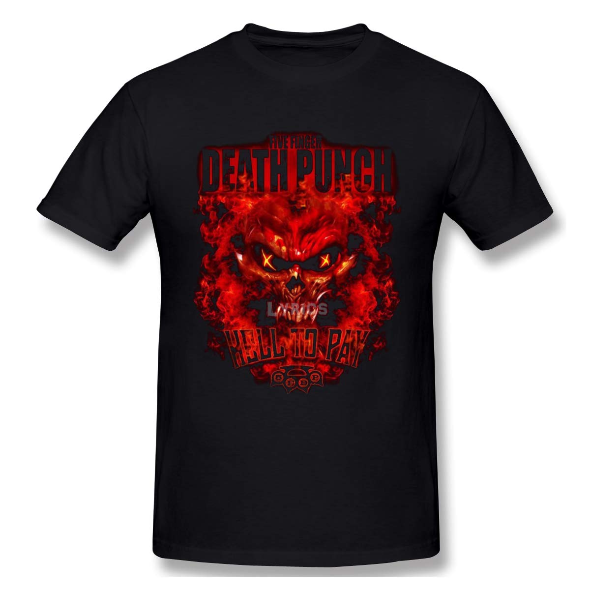 Five Finger Death Punch Skull Fire Classic T Shirts 6987 Jznovelty