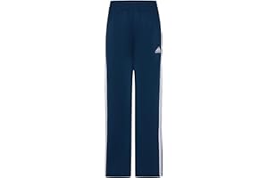 adidas boys Iconic Tricot Jogger Track Pants, Iconic Collegiate Navy, 10-12 Husky