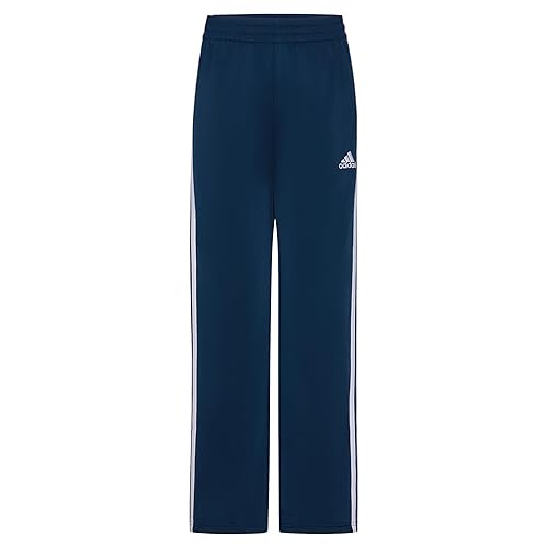 adidas Boys Iconic Tricot Jogger Track Pants, Iconic Collegiate Navy, 7