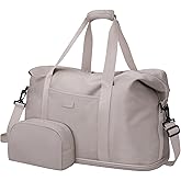 Expandable Travel Duffle Bags Weekender Overnight Bags for Women Men Hospital Bag for Women Labor Delivery with Toiletry Bag Waterproof