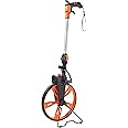 Keson RRT12 Top Reading Center Line Measuring Wheel with Handle Brake and Reset (Graduations: ft. & in.), 3-Foot