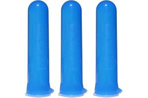 Gen X Global LOT of 3 GXG .68 Caliber 140 Round Paintball Pods/Tubes (Blue)
