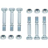 303160355 Shear Pins and Nuts for Power-Smart Snowblower, 6 Sets | 303160355P, Snow Blower Replacement