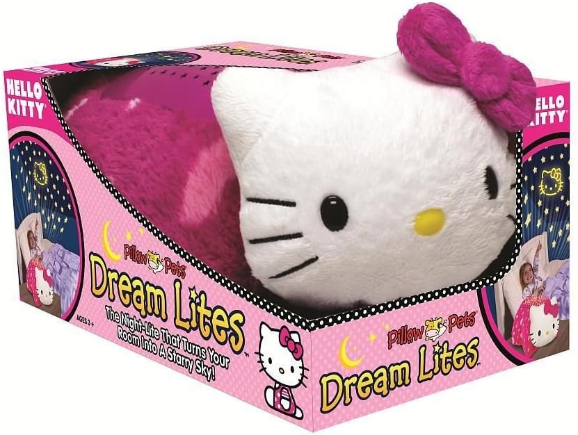 Hello Kitty Pillow Pets Dream Lites Plush Night Light 11" Dreamlights New