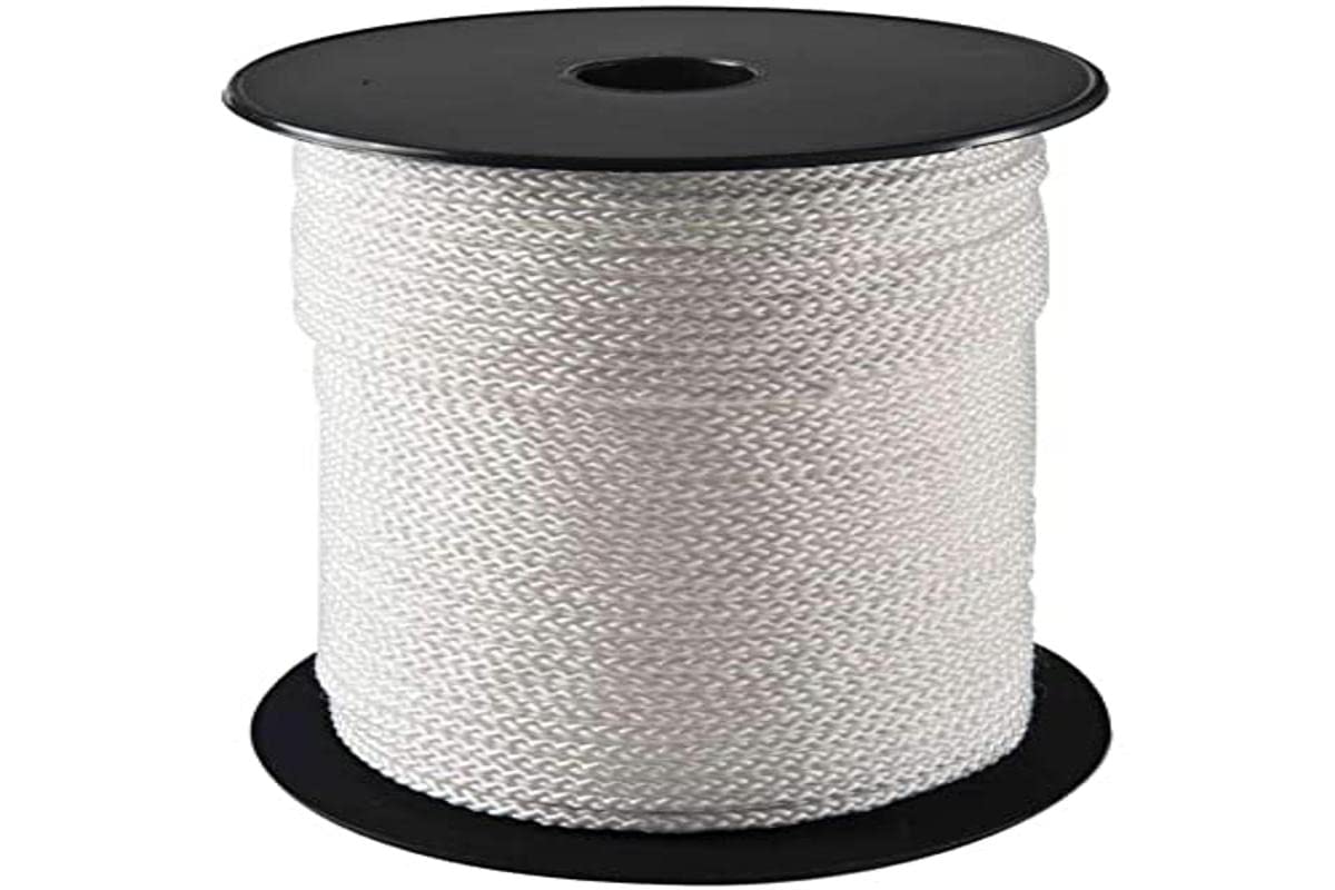 Provence Outillage Halyard Rope, 100m, 4mm, Polypropylene, White, Land and Sea Activities
