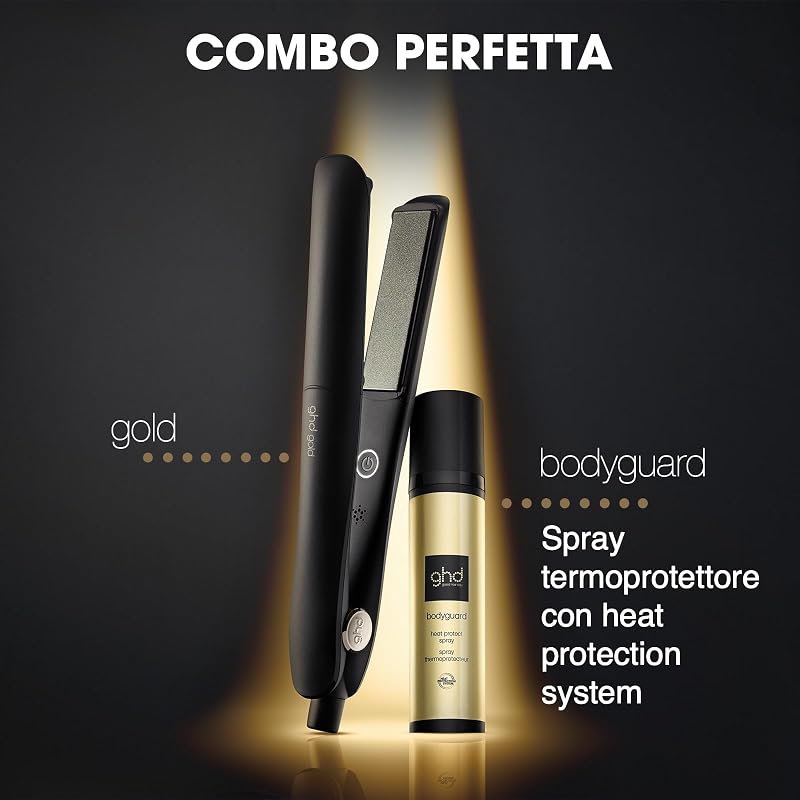Gold, Piastra Professionale 26 mm, spina EU, tutti i tipi di capelli