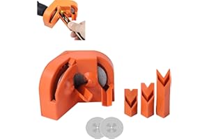 BONSEOR Drill Bit Sharpener,Drill Bit Sharpener for All Bits,Multipurpose Drill Bit Grinding Sharpener,Drill Grinder Grinding Tool for Hss, Carbide, Twist Drill Bits, Cobalt Drill Bits (1 PCS)