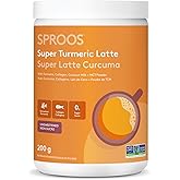 Sproos Super Turmeric Latte | Organic Turmeric + Marine Collagen, MCT Powder, Organic Coconut Milk Powder, Fermented Turmeric