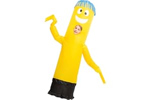 Spooktacular Creations Kids Tube Man Inflatable Costumes Tube Man Wavy Arm Guy Costumes for Halloween Parties
