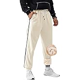 VOGSTART Men's Sherpa-Lined Jogger Pants Winter Active Thermal Sweatpants (S-XXL)