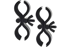 Calitte Flashlight Scope Mount Quick Release Mount for Hunting LED Light Flashlight Scope Torch Laser Scope Sight Telescope Diameter 20mm-35mm 2 Pack