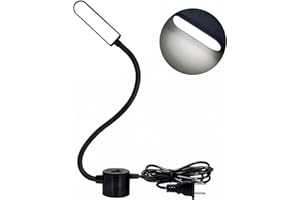 AUTIDEFY Sewing Machine Light,LED Sewing Machine Working Light Lamp,Portable Flexible Gooseneck Lampe with Magnetic Base for Workbench Lathe Drill Press(Black)(1 Pack)